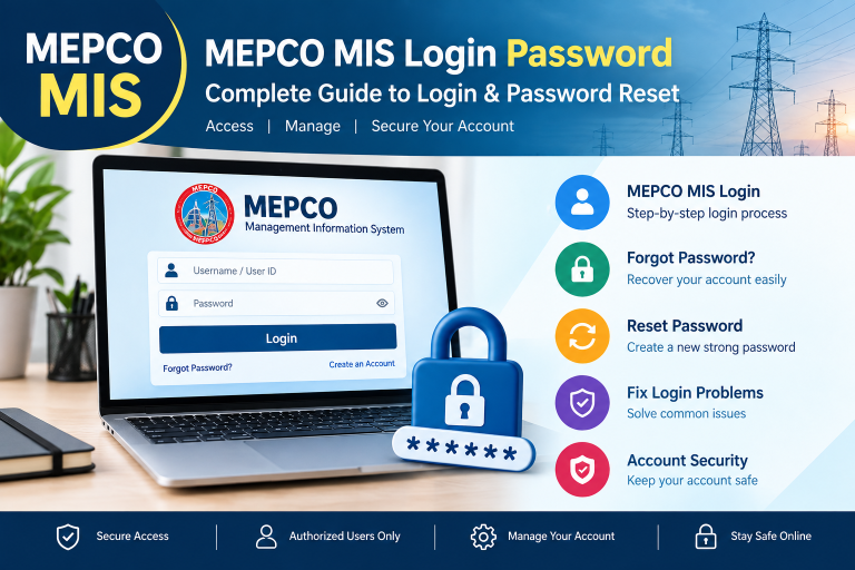 MEPCO MIS Login Password