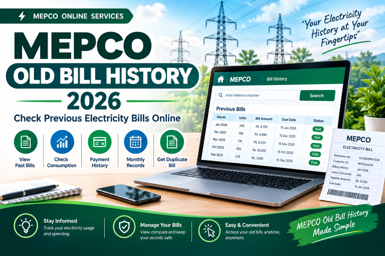 MEPCO Old Bill History